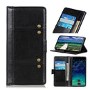 For Samsung Galaxy A22 4G Peas Crazy Horse Texture Horizontal Flip Leather Case with Holder & Card Slots & Wallet(Black)