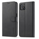 For OPPO A72 / A73 / A53 5G LC.IMEEKE Calf Texture Horizontal Flip Leather Case, with Holder & Card Slots & Wallet(Black)