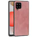 For Samsung Galaxy F62 / M62 Crazy Horse Textured Calfskin PU+PC+TPU Case(Rose Gold)