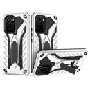 For Xiaomi Redmi K40 Pro+ / Poco F3 Shockproof TPU + PC Protective Case with Holder(Silver)