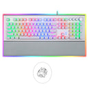 AULA L2098 108 Keys USB RGB Light Wired Mechanical Gaming Keyboard, Ice Shaft(Silver)