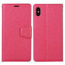 For Samsung Galaxy A22 5G Silk Texture Horizontal Flip Leather Case with Holder & Card Slots & Wallet & Photo Frame(Rose Red)