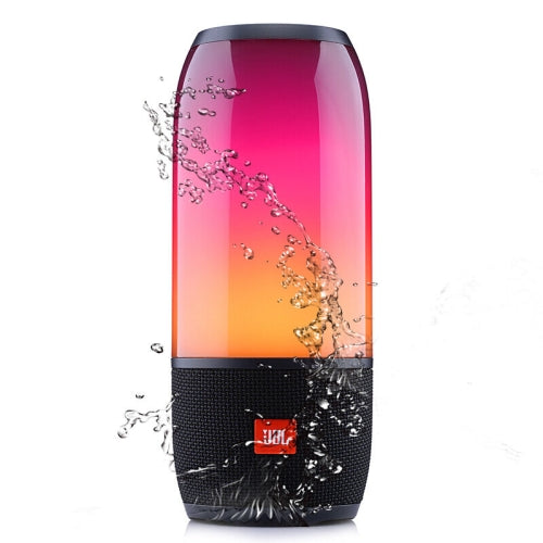 JBL PULSE3 Bluetooth 4.2 Portable Waterproof Colorful Bass Desktop Wireless Bluetooth Speaker, Support Hands-free Calling(Black)
