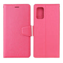 For Xiaomi Redmi Note 10 Pro / Note 10 Pro Max Silk Texture Horizontal Flip Leather Case with Holder & Card Slots & Wallet & Photo Frame(Rose Red)