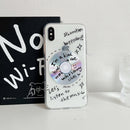 Precise Hole Transparent TPU Protective Case For iPhone XR(Retro CD)