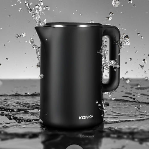 KONKA KEK-KM18 304 Stainless Steel Hot Kettle Household Thermal Insulation Automatic Power-Off Kettle, Capacity : 1.8L, Plug Type: EU Plug