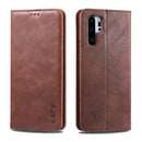 For Huawei P30 Pro AZNS Retro Texture Magnetic Horizontal Flip PU Leather Case with Holder & Card Slots & Photo Frame(Brown)