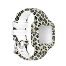 For Garmin Vivofit JR3 Silicone Printing Replacement Watchband(Leopard)