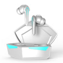 P30 Bluetooth 5.1 TWS Gaming Wireless Bluetooth Earphone(White)