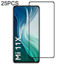 For Xiaomi Mi 11X 25 PCS Full Glue Full Screen Tempered Glass Film