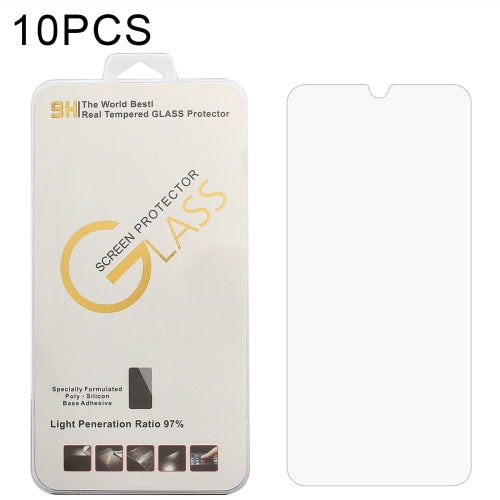 For Umidigi A9 Max 10 PCS 0.26mm 9H 2.5D Tempered Glass Film
