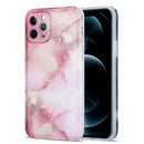 Glazed Marble Pattern TPU Shockproof Protective Case For iPhone 11(Pink)