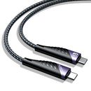 FLOVEME YXF218027 PD 100W 20V/5A Type-C / USB-C to Type-C / USB-C Data Cable, Length: 1m