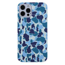 Camouflage TPU Protective Case For iPhone 12 Pro Max(Blue)