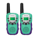 1 Pair RETEVIS RA18 0.5W US Frequency 22CHS FRS License-free Two Way Radio Children Handheld Walkie Talkie(Green)