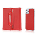 Litchi Texture Horizontal Flip Buckle Detachable Magnetic PU Leather Case with Card Slots & Wallet & Photo Frame For iPhone 11 Pro(Red)