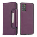 For Samsung Galaxy S20+ Litchi Texture Horizontal Flip Buckle Detachable Magnetic PU Leather Case with Card Slots & Wallet & Photo Frame(Purple)