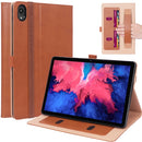 For Lenovo Tab P11 (Tab-J606F) Business Retro PU Horizontal Flip Leather Case with Holder & Card Slots & Hand Strap(Brown)