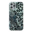 TPU Shock-proof Protective Case For iPhone 12 Pro Max(Green Leopard Shell Pattern)