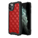 3D Embossed PU + PC + TPU Skidproof Shockproof Case For iPhone 11 Pro(Red)
