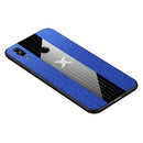 For Huawei Honor 10 Lite XINLI Stitching Cloth Textue Shockproof TPU Protective Case(Blue)