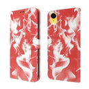 Cloud Fog Pattern Horizontal Flip Leather Case with Holder & Card Slot & Wallet For iPhone XR(Red)