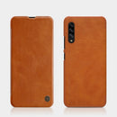 For Galaxy A90 5G NILLKIN QIN Series Crazy Horse Texture Horizontal Flip Leather Case, with Card Slot(Brown)