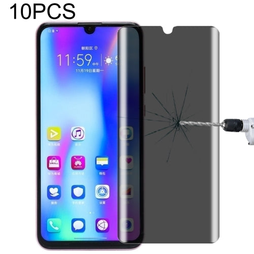 For Huawei Honor 10 10 PCS 9H Surface Hardness 180 Degree Privacy Anti Glare Screen Protector