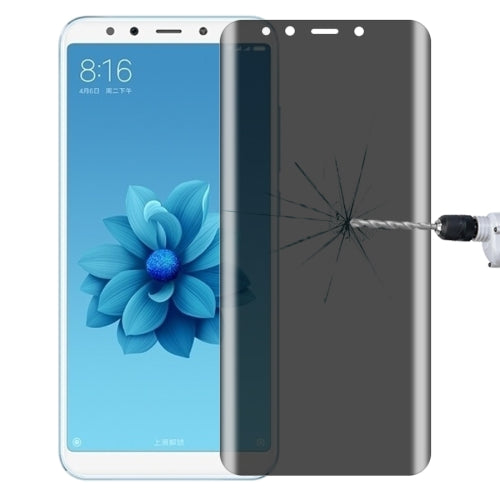 For Xiaomi 6X 9H Surface Hardness 180 Degree Privacy Anti Glare Screen Protector