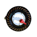 ABS String Reel for Kite Flying Self-locking Line Wheel, Spec:22cm Black 500m