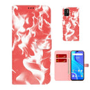 For UMIDIGI A7S Cloud Fog Pattern Horizontal Flip Leather Case with Holder & Card Slot & Wallet(Red)