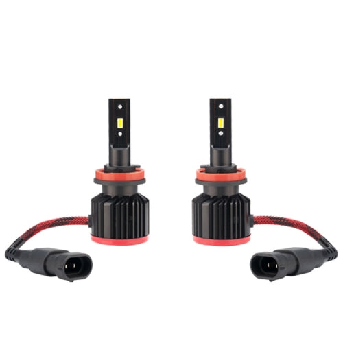 2 PCS G12A H8 / H9 / H11 24W / DC9-20V / 6000K / 3500LM IP68 Car LED Headlight