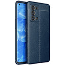 For OPPO Reno6 Pro+ 5G Litchi Texture TPU Shockproof Case(Blue)