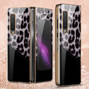 For Samsung Galaxy Fold GKK Color Contrast Electroplating Painted 9H Tempered Glass Case(07)