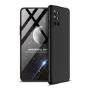 For OnePlus 9R GKK Three Stage Splicing Full Coverage PC Case(Black)