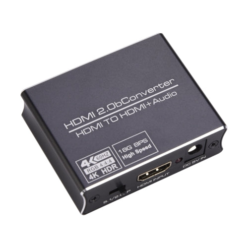 NK-330M 4K x 2K 60Hz HDMI to HDMI + Audio Converter(Black)