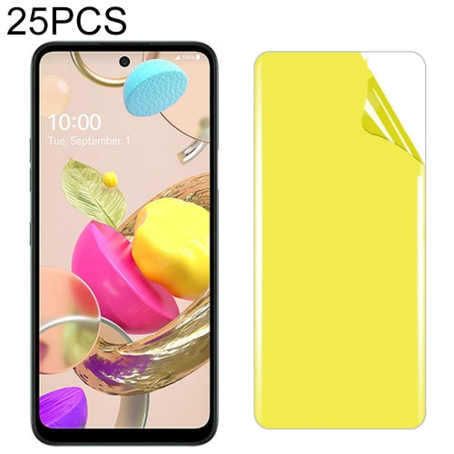 Fro LG K42 25 PCS Soft TPU Full Coverage Front Screen Protector