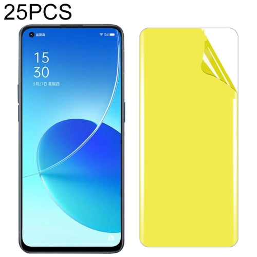 For OPPO Reno6 5G 25 PCS Soft TPU Full Coverage Front Screen Protector