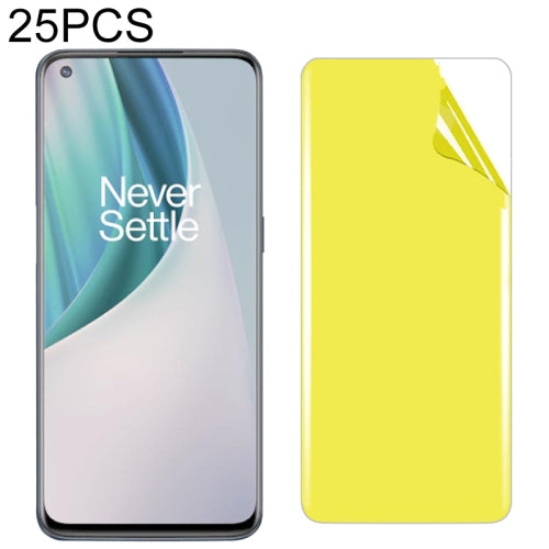 For OnePlus Nord N10 5G 25 PCS Soft TPU Full Coverage Front Screen Protector
