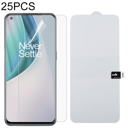 For OnePlus Nord N10 5G 25 PCS Full Screen Protector Explosion-proof Hydrogel Film