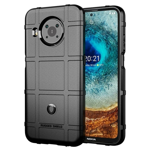 For Nokia X20 Full Coverage Shockproof TPU Case(Black)