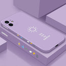 Straight Edge Maple Leaf Pattern TPU Protective Case with Hand Strap For iPhone 11 Pro(Purple)
