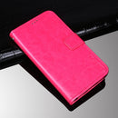 For Nokia G20 / G10 idewei Crazy Horse Texture Horizontal Flip Leather Case with Holder & Card Slots & Wallet(Rose Red)