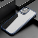 iPAKY MG Series Carbon Fiber Texture Shockproof TPU+ Transparent PC Case For iPhone 11(Blue)