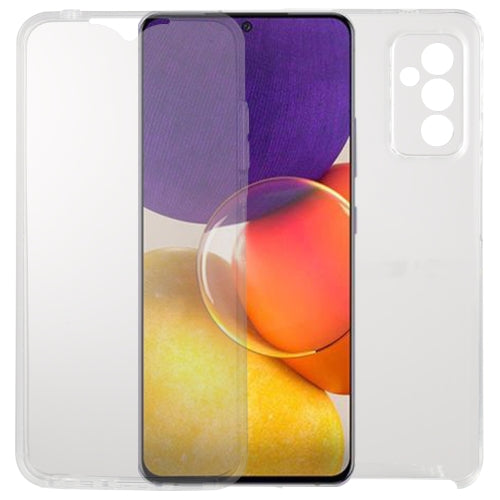 For Samsung Galaxy A82 5G PC+TPU Ultra-thin Double-sided Full Coverage Transparent Soft Case