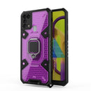 For Samsung Galaxy M31 Space PC+TPU Ring Holder Protective Case(Purple)