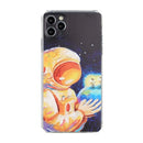 Oil Painting Pattern TPU Shockproof Case For iPhone 11 Pro Max(Astronaut)