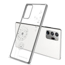 For Samsung Galaxy Note20 Ultra Ultra-thin Electroplating Dandelion Pattern Protective Case(Silver)