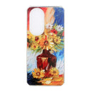 For Huawei nova 8 5G Oil Painting Pattern TPU Shockproof Case(Vase)