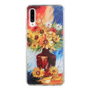For Huawei P30 Oil Painting Pattern TPU Shockproof Case(Vase)
